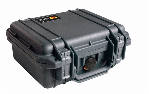 Pelican 1200NF Protector Case with No Foam (Empty), Black (ID 9.31" x 7.13" x 4.12") Mfr# 1200-001-110