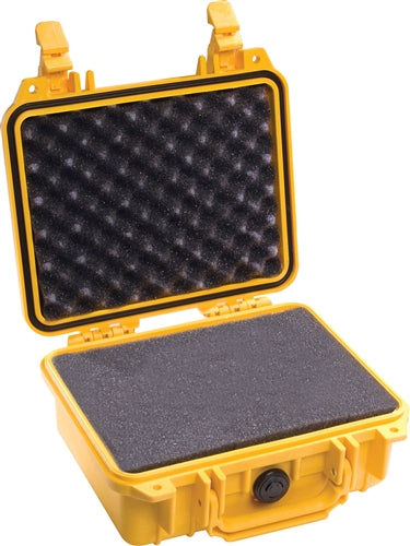 Pelican 1200 Protector Case with Foam, Yellow (ID 9.25"L x 7.12"W x 4.12"D) Mfr# 1200-000-240