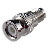 TCC 12-17-DGN Adapter Mini UHF Jack/Female to BNC Plug/Male