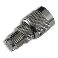 TCC 12-18-DGN Adapter Mini UHF Jack/Female to TNC Plug/Male