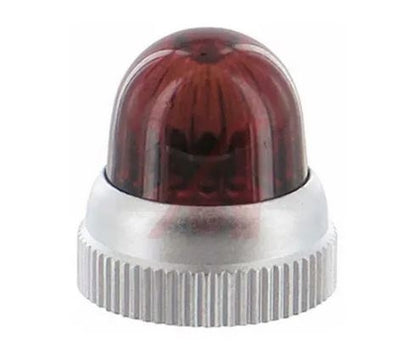 Dialight 125-1191-403 Red Oil Tight Unfrosted Stovepipe Lens for 125 Series Socket (See Socket 125-1310-11-103)