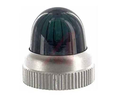Dialight 125-1192-403 Green Oil Tight Unfrosted Stovepipe Lens for 125 Series Socket (See Socket 125-1310-11-103)