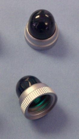 Dialight 125-1192-403 Green Oil Tight Unfrosted Stovepipe Lens for 125 Series Socket (See Socket 125-1310-11-103)