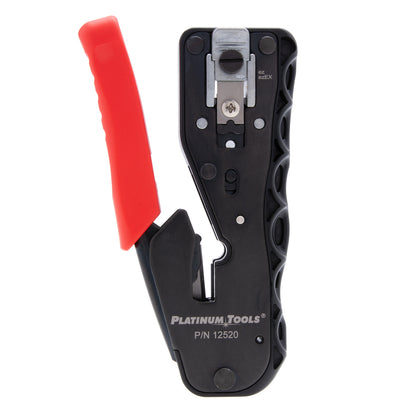 Platinum 12520C PTS Pro RJ45 Crimper, Compatible with EZ-RJ45 and EZEX-44/48 Crimp Plugs