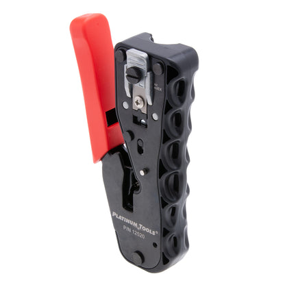Platinum 12520C PTS Pro RJ45 Crimper, Compatible with EZ-RJ45 and EZEX-44/48 Crimp Plugs