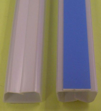 Premiere FWH-12614 Raceway Channel 1" White (6ft), Wirehider, Cover = 22614