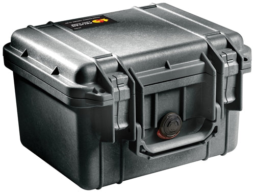 Pelican 1300 Protector Case with Foam, Black (ID 9.17" x 6.99" x 6.15") Mfr# 1300-000-110