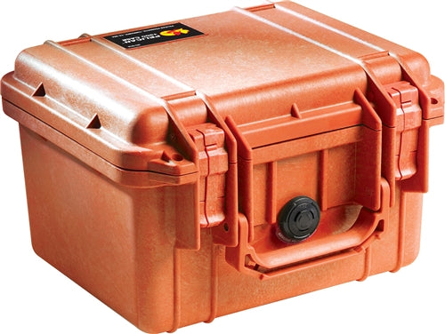 Pelican 1300 Protector Case with Foam, Orange (ID 9.17" x 6.99" x 6.15") Mfr# 1300-000-150