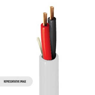 Belden 1307A Speaker Cable 16AWG 2 Conductor Stranded, Unshielded, White PVC CM/FT1, Oxygen Free (152M = Full Box)