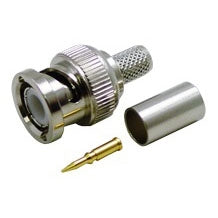 TCC 13-10G-DGN BNC Male Crimp Connector for RG59 & RG62