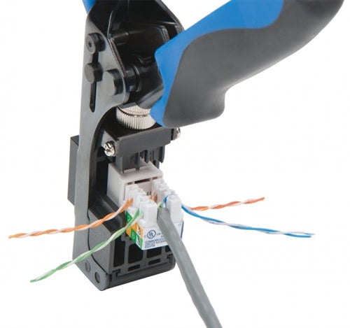 Platinum 13501C Xpress Jack Termination Tool, Designed for 110 Type 4 Pair Keystone Jacks