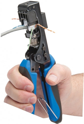Platinum 13501C Xpress Jack Termination Tool, Designed for 110 Type 4 Pair Keystone Jacks