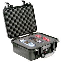 Pelican 1400 Protector Case with Foam, Black (ID 11.81" x 8.87" x 5.18") Mfr# 1400-000-110