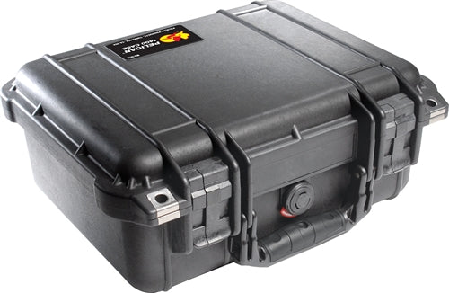 Pelican 1400NF Protector Case with No Foam (Empty), Black (ID 11.81" x 8.87" x 5.18") Mfr# 1400-001-110