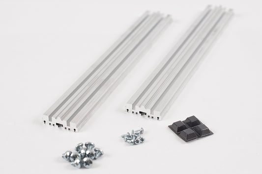 Hammond 1402-10H 1402 Series Replacement Hardware Pack for 1402F/1402FV, Includes Panel Screws, Side Screws, Extrusions, and Rubber Feet.