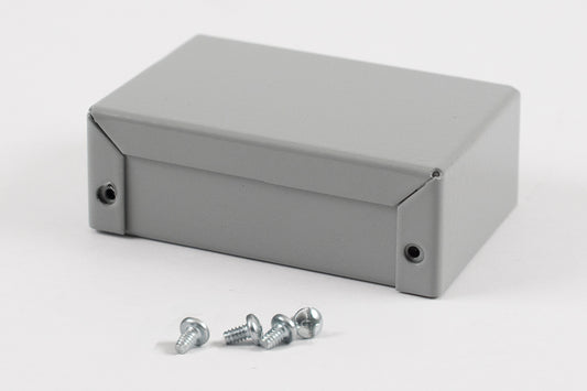 Hammond 1411C Aluminum Utility Enclosure, Gray (3.2" x 2.2" x 1.1")