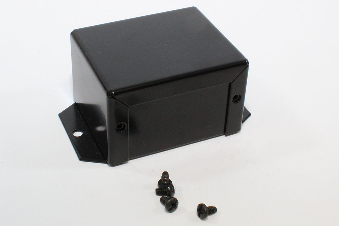 Hammond 1411FBBBK Aluminum Utility Enclosure, Flanged, Black 2.7" x 2.2" x 1.6"