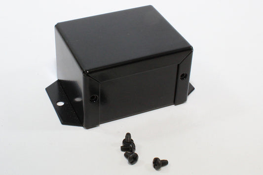 Hammond 1411FBBBK Aluminum Utility Enclosure, Flanged, Black 2.7" x 2.2" x 1.6"