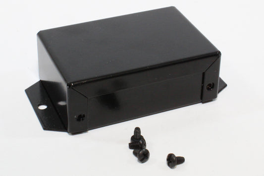 Hammond 1411FBCBK Aluminum Utility Enclosure, Flanged, Black 3.2" x 2.2" x 1.1"
