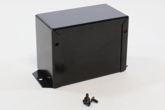 Hammond 1411FBFBK Aluminum Utility Enclosure, Flanged, Black 4.0" x 2.2" x 3.0"