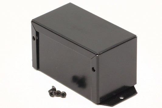 Hammond 1411FBHBK Aluminum Utility Enclosure, Flanged, Black 4.0" x 2.2" x 2.2"