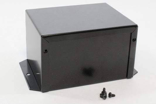 Hammond 1411FBLBK Aluminum Utility Enclosure, Flanged, Black 5.0" x 4.0" x 3.0"
