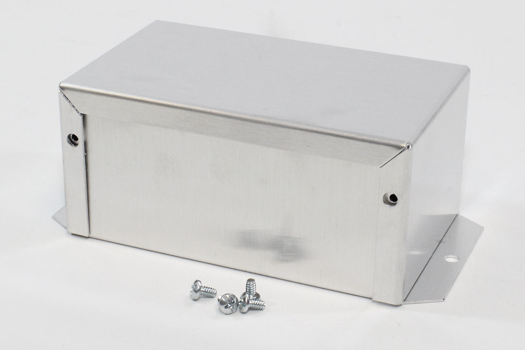 Hammond 1411FBNU Aluminum Utility Enclosure, Flanged, Unpainted 5.0" x 3.0" x 2.2"
