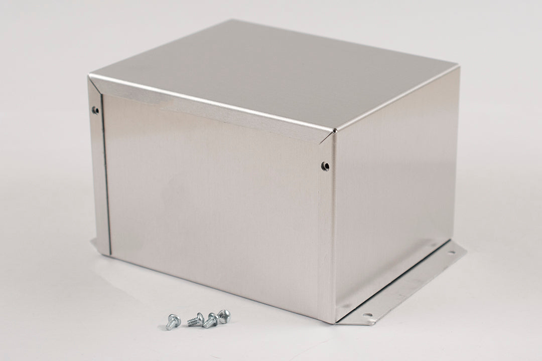Hammond 1411FBPU Aluminum Utility Enclosure, Flanged, Unpainted 6.0" x 5.0" x 4.0"