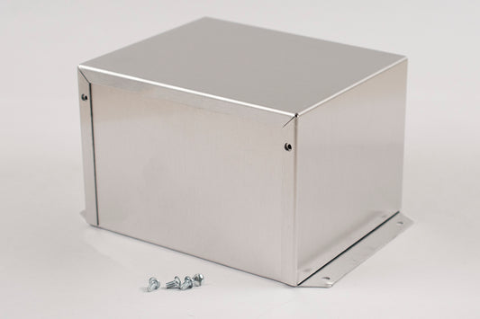 Hammond 1411FBPU Aluminum Utility Enclosure, Flanged, Unpainted 6.0" x 5.0" x 4.0"