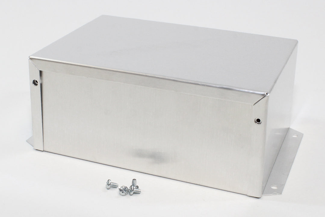 Hammond 1411FBQU Aluminum Utility Enclosure, Flanged, Unpainted 7.0" x 5.0" x 3.0"