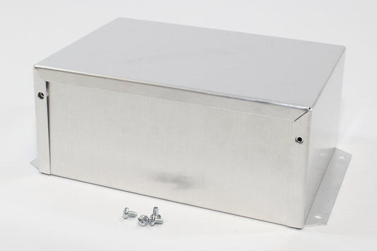 Hammond 1411FBQU Aluminum Utility Enclosure, Flanged, Unpainted 7.0" x 5.0" x 3.0"