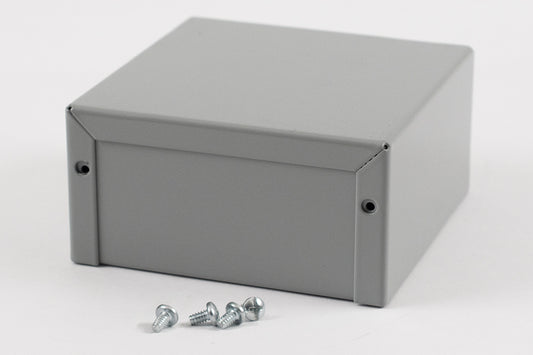 Hammond 1411J Aluminum Utility Enclosure, Gray 4.0" x 4.0" x 2.0"