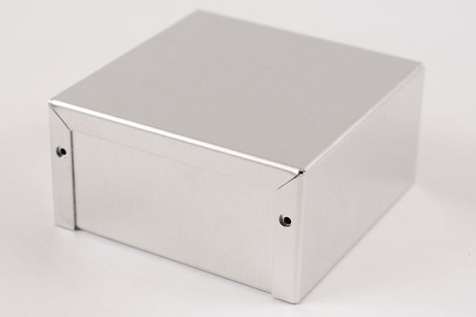 Hammond 1411JU Aluminum Utility Enclosure, Unpainted 4.0" x 4.0" x 2.0"
