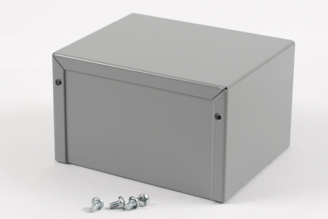 Hammond 1411L Aluminum Utility Enclosure, Gray (5" x 4" x 3")