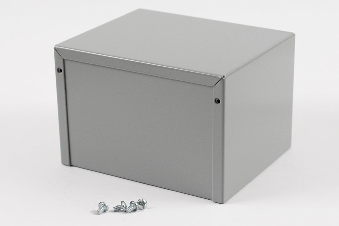 Hammond 1411P Aluminum Utility Enclosure, Gray (6" x 5" x 4")