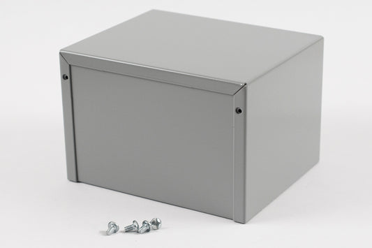 Hammond 1411P Aluminum Utility Enclosure, Gray (6" x 5" x 4")