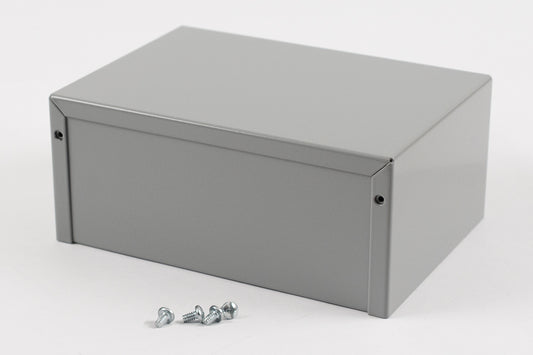Hammond 1411Q Aluminum Utility Enclosure, Gray (7" x 5" x 3")