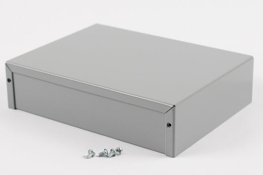 Hammond 1411RR Aluminum Utility Enclosure, Gray 8.0" x 6.0" x 2.0"