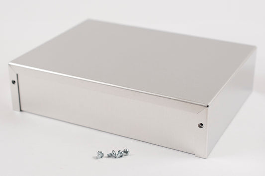 Hammond 1411RRU Aluminum Utility Enclosure, Unpainted 8.0" x 6.0" x 2.0"