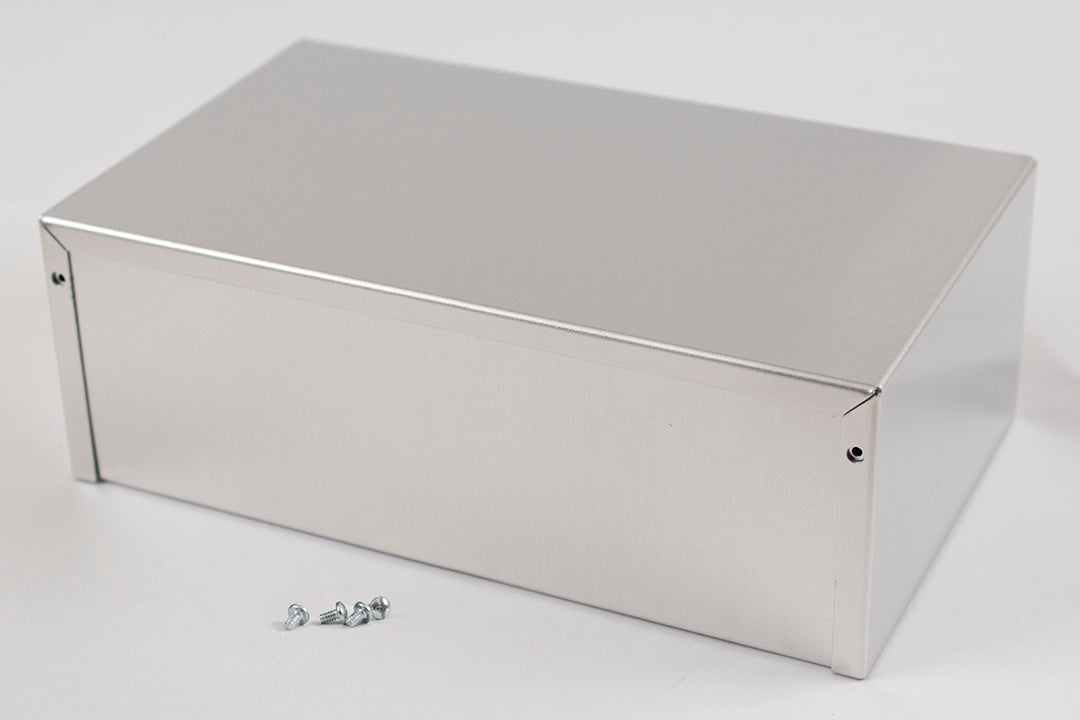 Hammond 1411UU Aluminum Utility Enclosure, Unpainted 10.0" x 6.0" x 3.5"