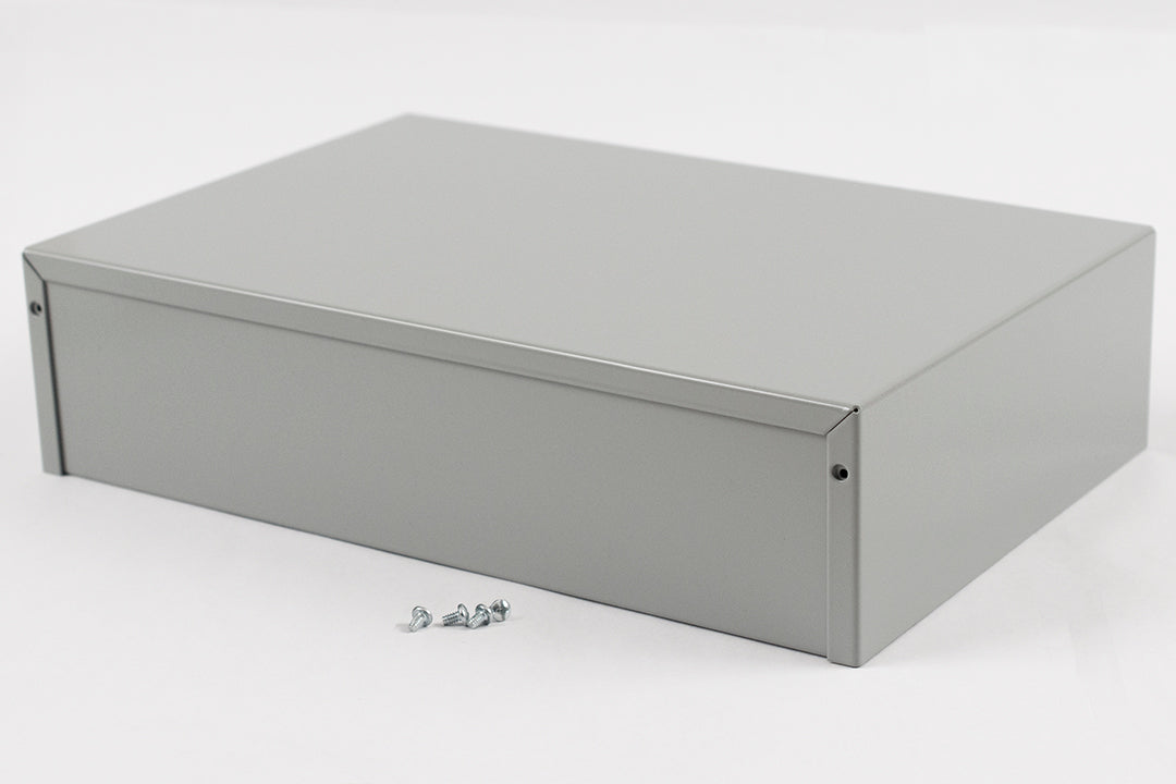 Hammond 1411V Aluminum Utility Enclosure, Gray 12.0" x 8.0" x 3.0"