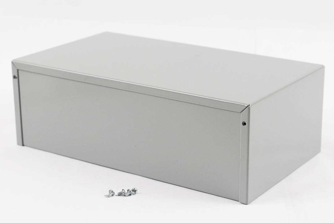 Hammond 1411X Aluminum Utility Enclosure, Gray (12" x 7" x 4")