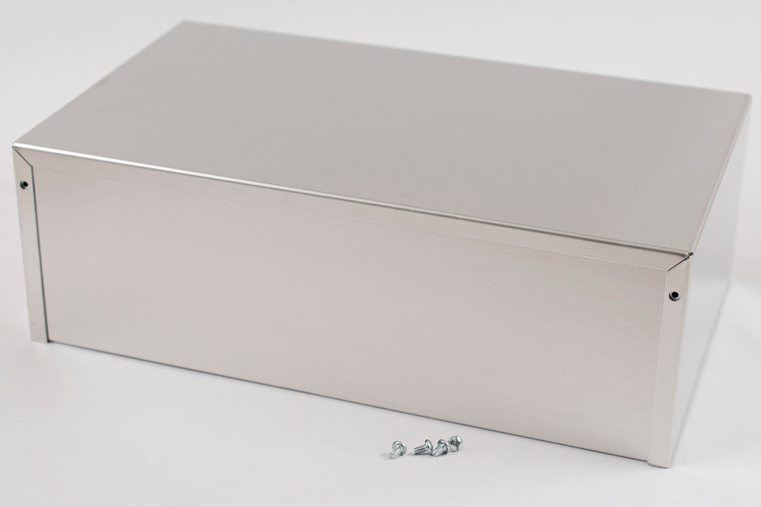 Hammond 1411XU Aluminum Utility Enclosure, Unpainted 12.0" x 7.0" x 4.0"