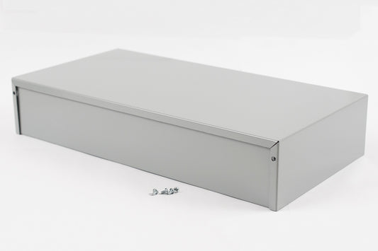 Hammond 1411Y Aluminum Utility Enclosure, Gray 16.0" x 8.0" x 3.0"