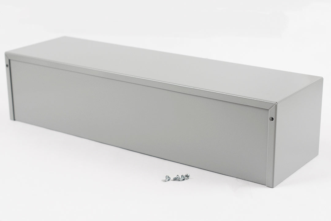 Hammond 1411Z Aluminum Utility Enclosure, Gray 17.0" x 5.0" x 4.0"