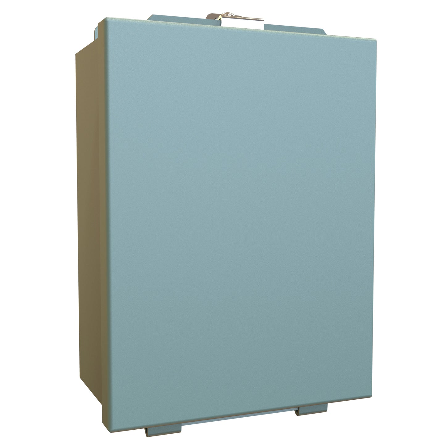 Hammond 1414G N12 Junction Box, Lift Off Cover with Clamps, with Panel - 8" x 6" x 3.5" - Steel/Gray