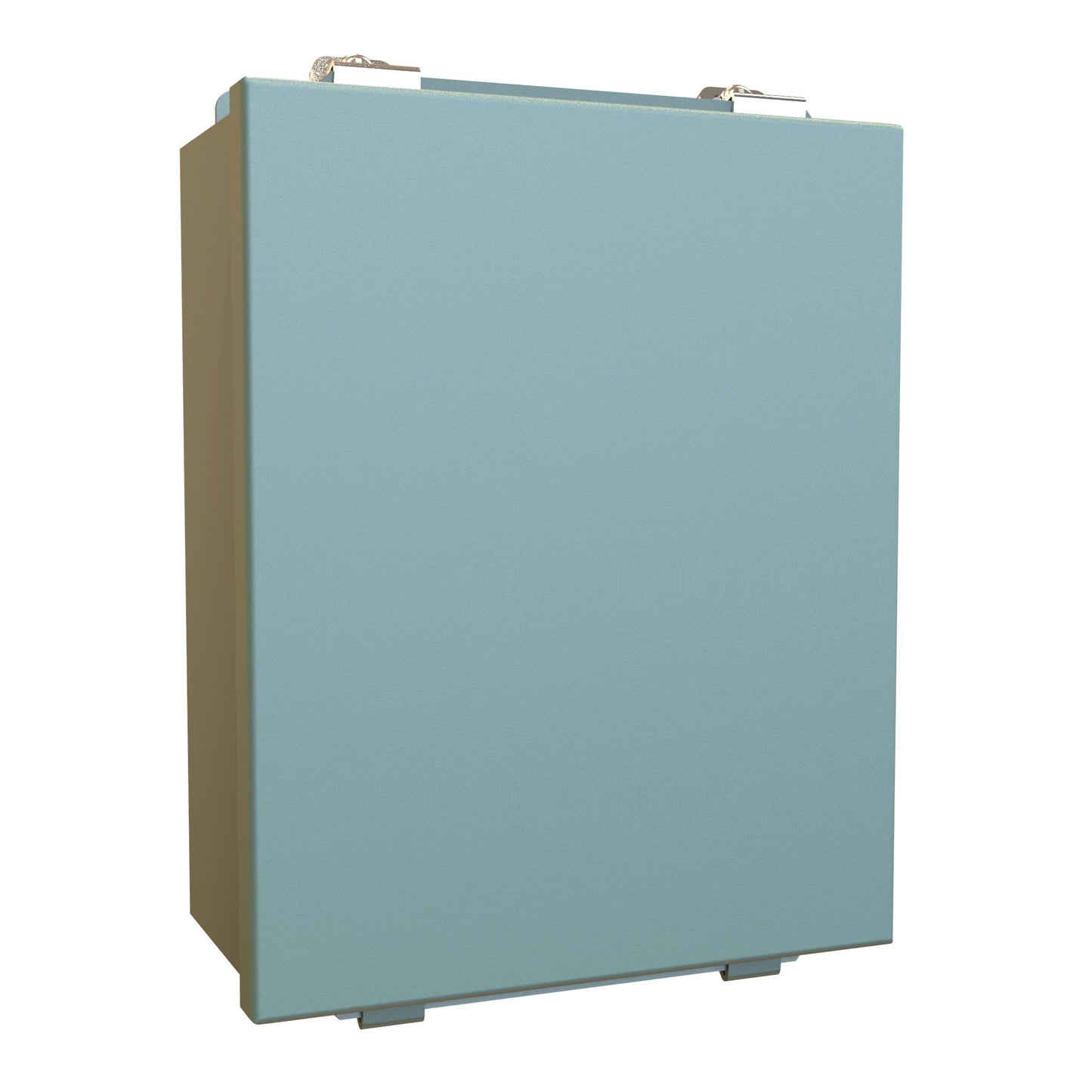 Hammond 1414I N12 Junction Box, Lift Off Cover with Clamps, with Panel - 10" x 8" x 4" - Steel/Gray