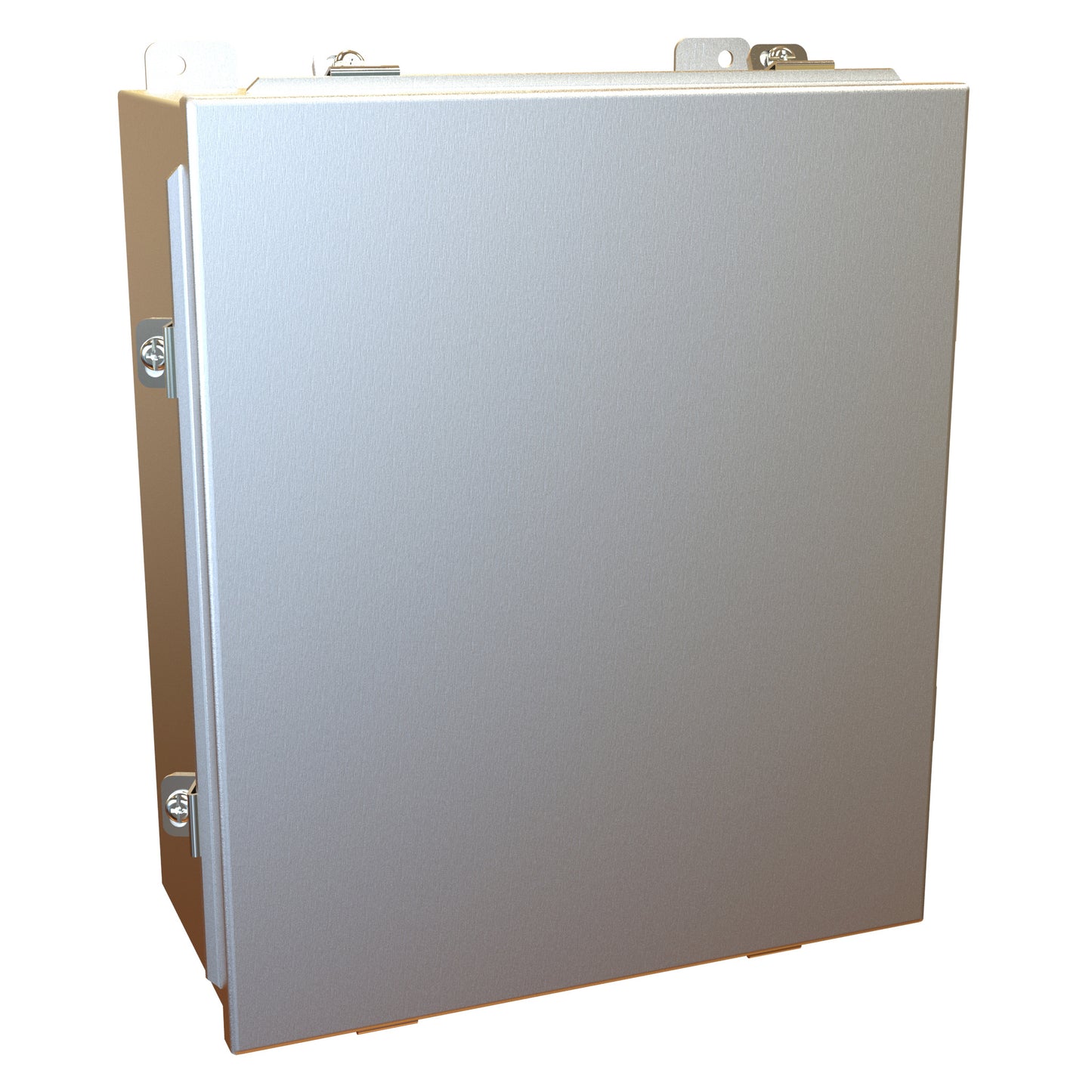 Hammond 1414N4ALM6 N4 Junction Box, Lift Off Cover with Clamps, with Panel - 14" x 12" x 6" - Aluminum