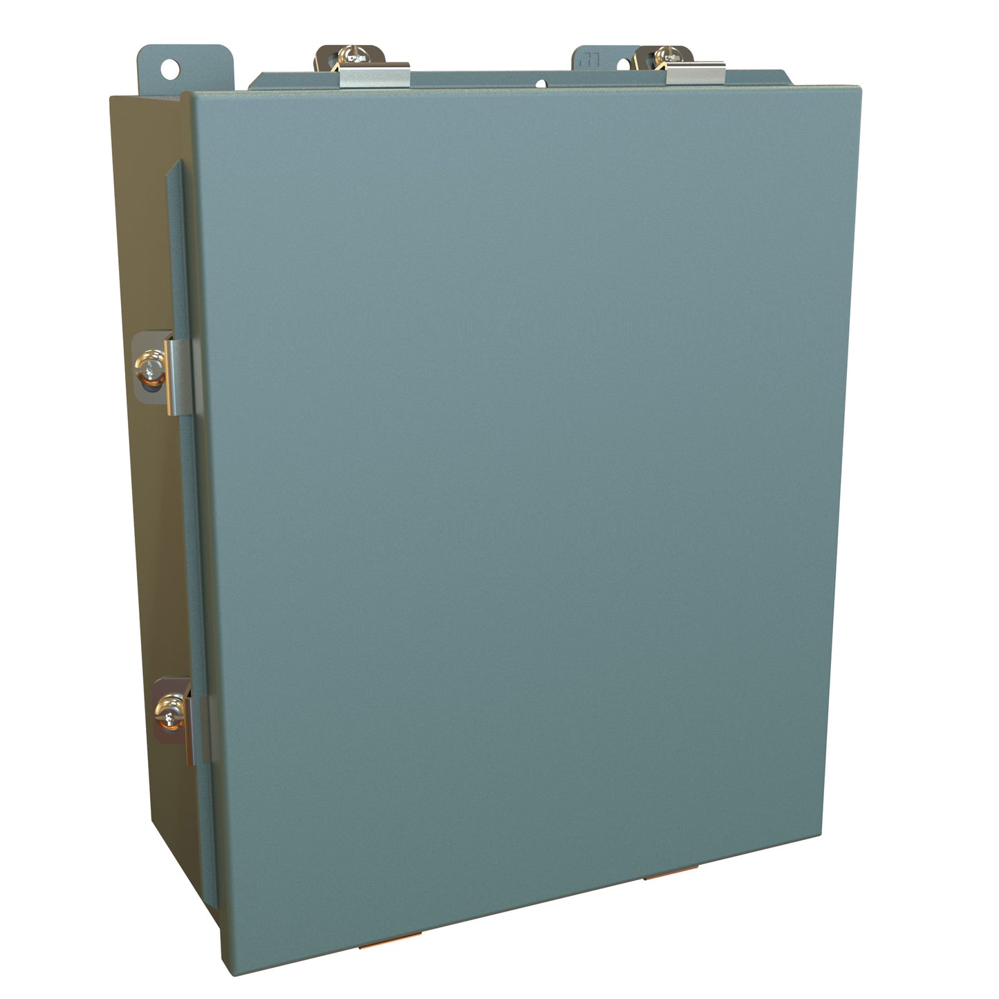 Hammond 1414N4K N4 Junction Box, Lift Off Cover with Clamps, with Panel - 12" x 10" x 5" - Steel/Gray