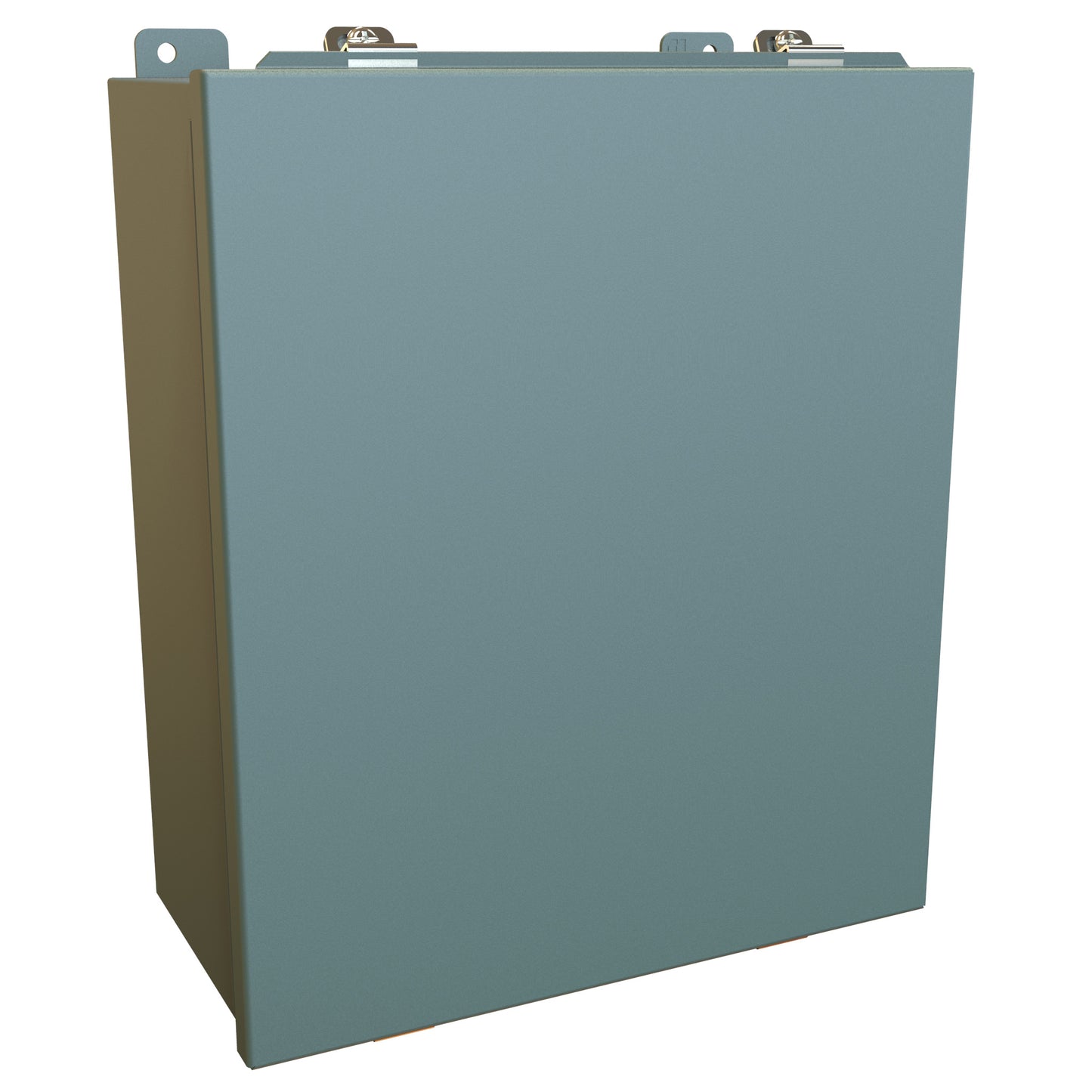 Hammond 1414N4PHM6 N4 Junction Box, Continuous Hinge Door with Clamps, with Panel - 14" x 12" x 6" - Steel/Gray